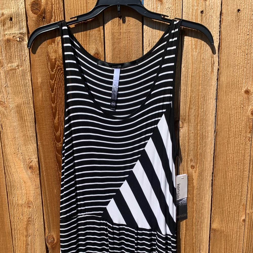 Kensie Black Combo Maxi Dress